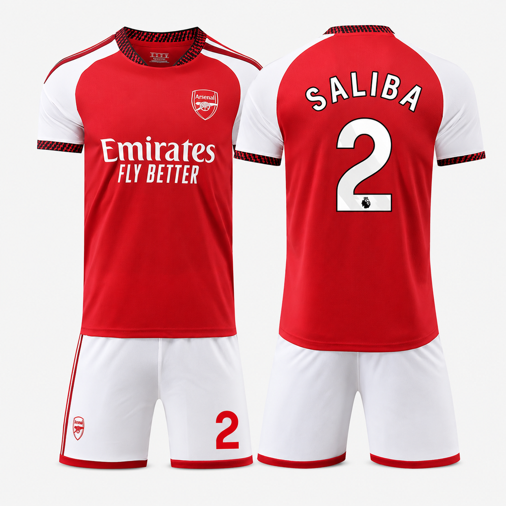 Arsenal 26/27 Football Kit – Saka, Rice, Ødegaard | Shirt & Shorts