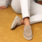 Men's Suede Loafers - Boat Shoe Style Moccasins
