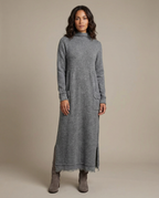 Women's Autumn Maxi Hoodie Dress | Elegant Loose Fit for Cozy Fall Days