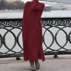 Women's Autumn Maxi Hoodie Dress | Elegant Loose Fit for Cozy Fall Days