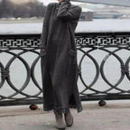 Women's Autumn Maxi Hoodie Dress | Elegant Loose Fit for Cozy Fall Days