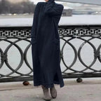 Women's Autumn Maxi Hoodie Dress | Elegant Loose Fit for Cozy Fall Days