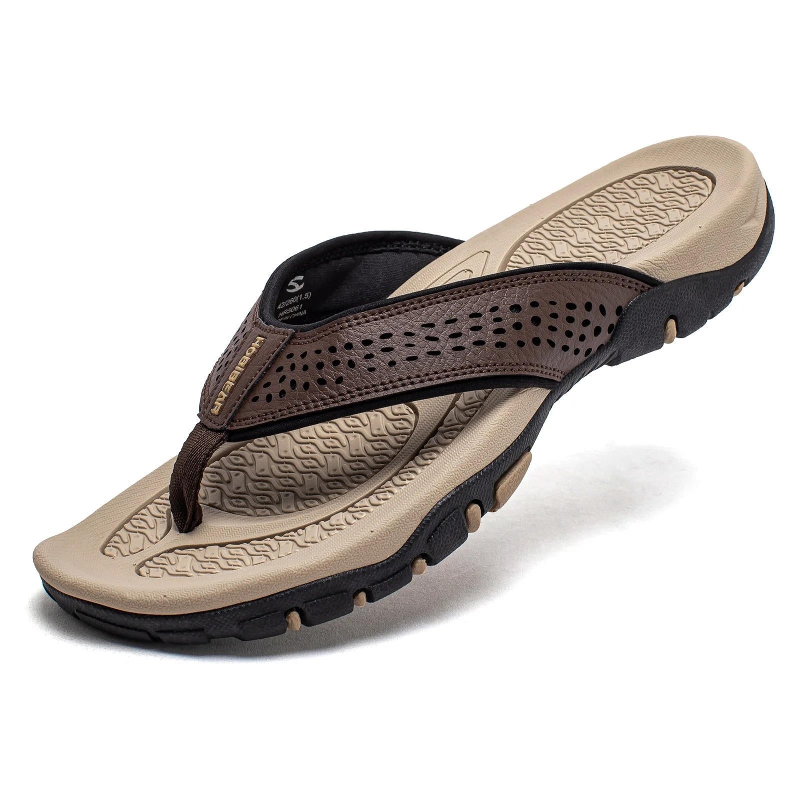 Men's Athletic Flip Flops - Arch Support Sports Sandals