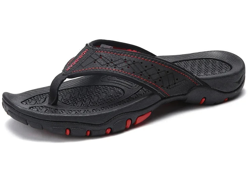 Men's Athletic Flip Flops - Arch Support Sports Sandals