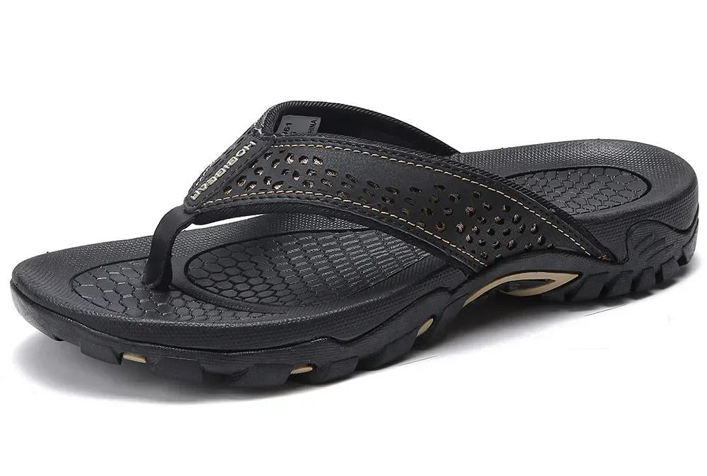 Men's Athletic Flip Flops - Arch Support Sports Sandals