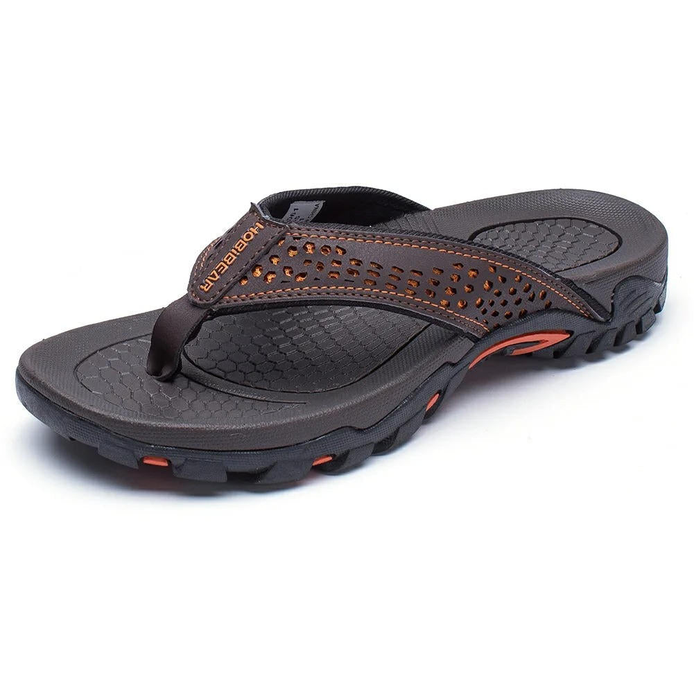 Men's Athletic Flip Flops - Arch Support Sports Sandals