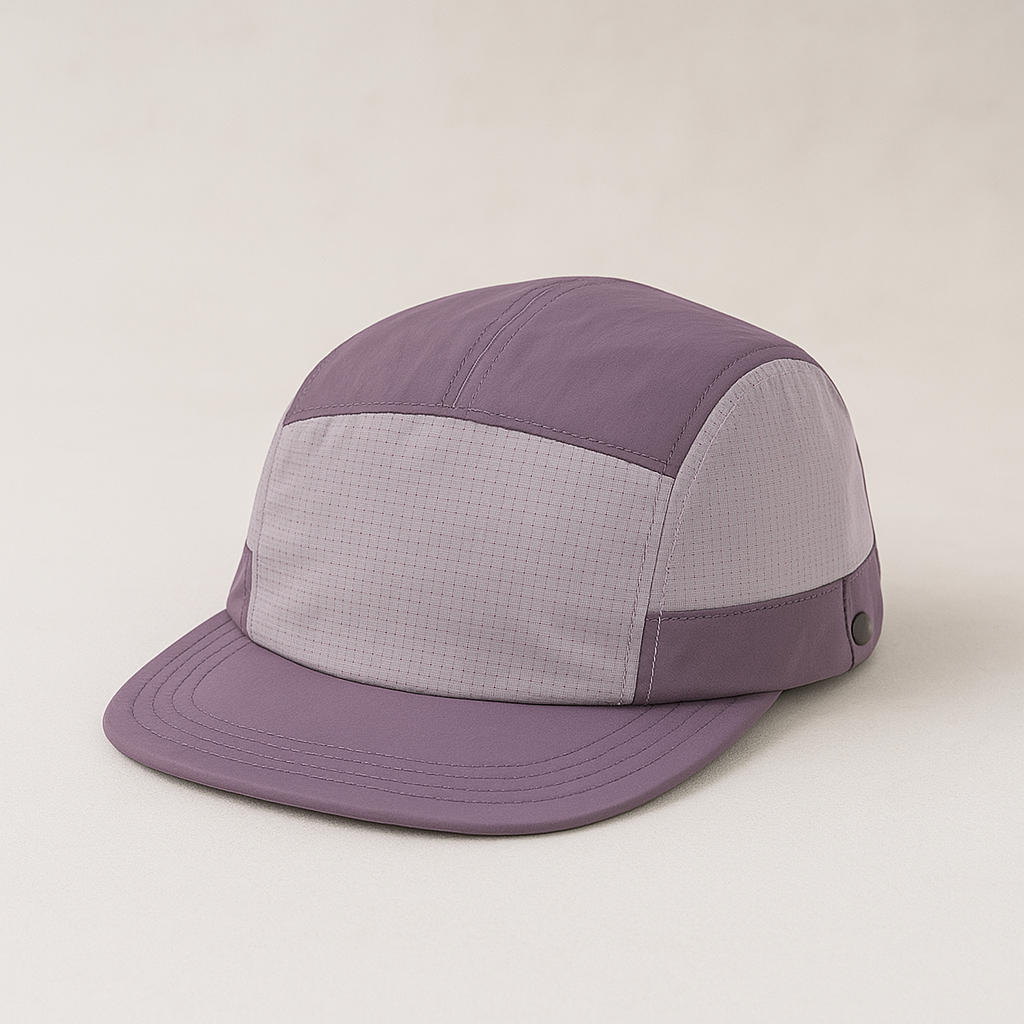 Men's 5 Panel Hat - Water Resistant Outdoor Cap