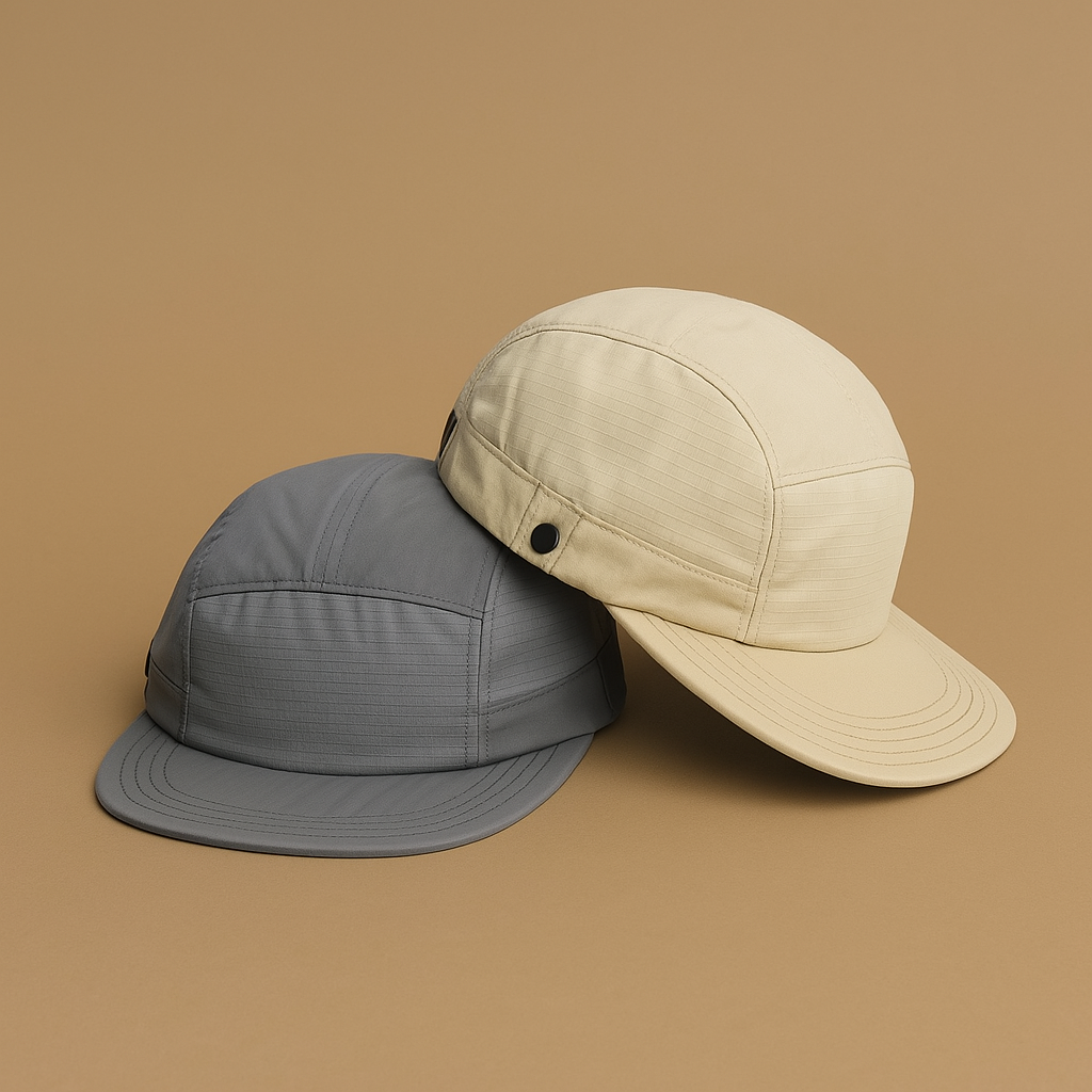 Men's 5 Panel Hat - Water Resistant Outdoor Cap