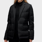 Women's Padded Puffer Jacket - Quilted Down Winter Coat