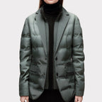 Women's Padded Puffer Jacket - Quilted Down Winter Coat