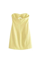 Women's Strapless Mini Dress | Fitted Summer Party Wear