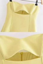 Women's Strapless Mini Dress | Fitted Summer Party Wear