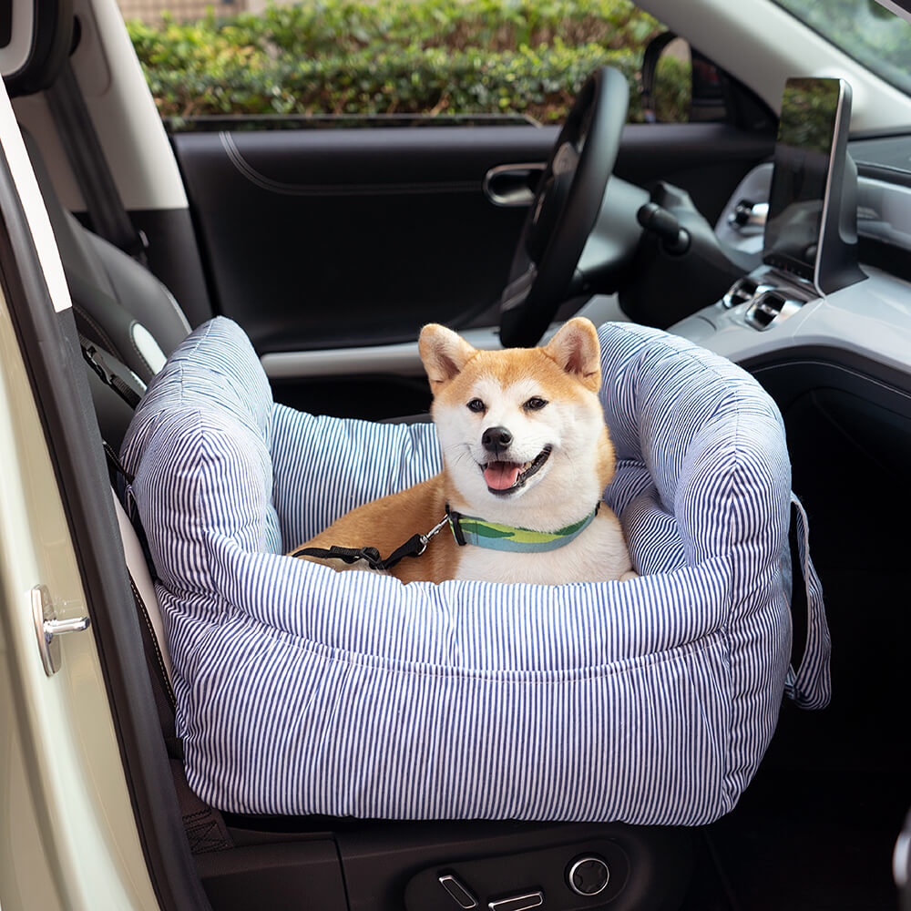 Portable pet car travel seat bed