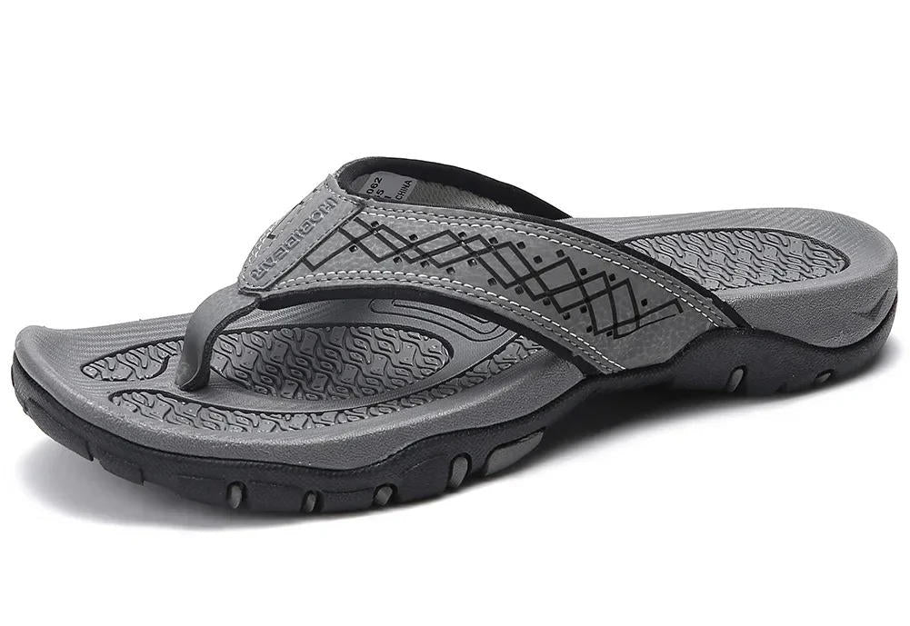 Men's Athletic Flip Flops - Arch Support Sports Sandals