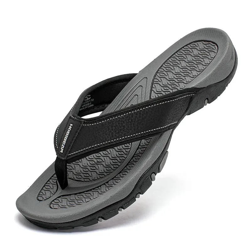 Men's Athletic Flip Flops - Arch Support Sports Sandals