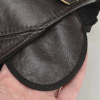 Men's Leather Cap - Vintage Baseball Hat