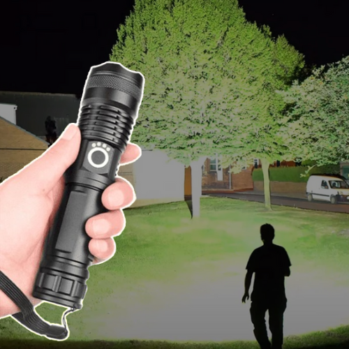 90000 Lumen Flashlight - XHP50 Ultra Bright Torch