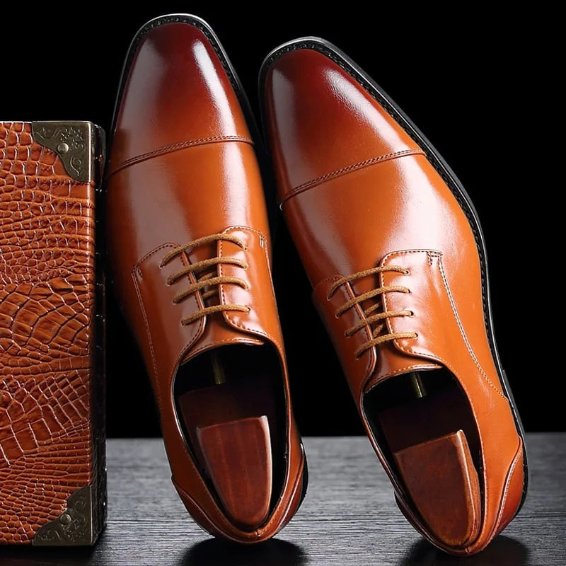 Men's Oxford Shoes - Handcrafted Leather Brogues