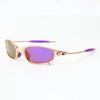 Men's Polarized Sunglasses - Gold Alloy Summer Shades