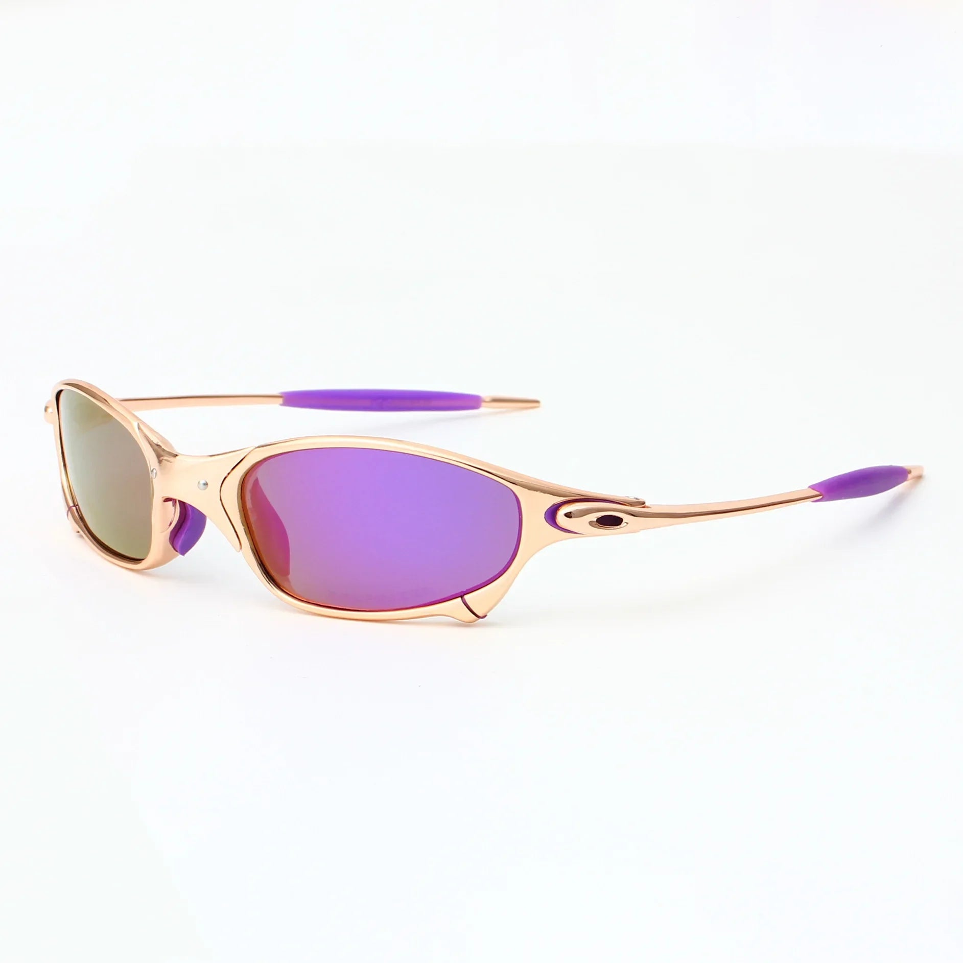 Men's Polarized Sunglasses - Gold Alloy Summer Shades