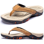 Men's Athletic Flip Flops - Arch Support Sports Sandals
