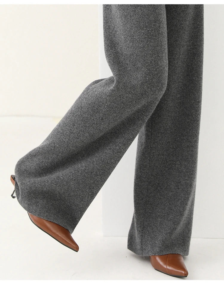 Women's Merino Pants - Knit Lounge Trousers
