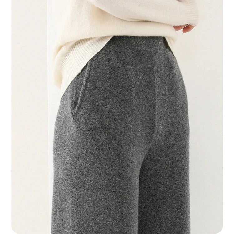 Women's Merino Pants - Knit Lounge Trousers