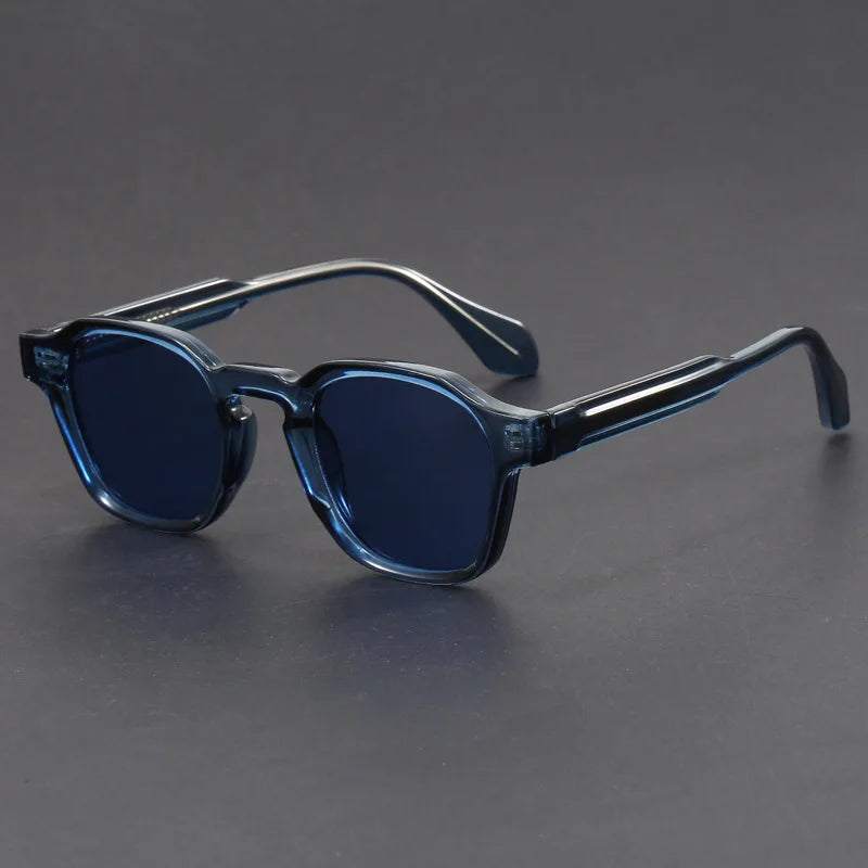 Men's Retro Sunglasses - Square Frame Vintage Shades