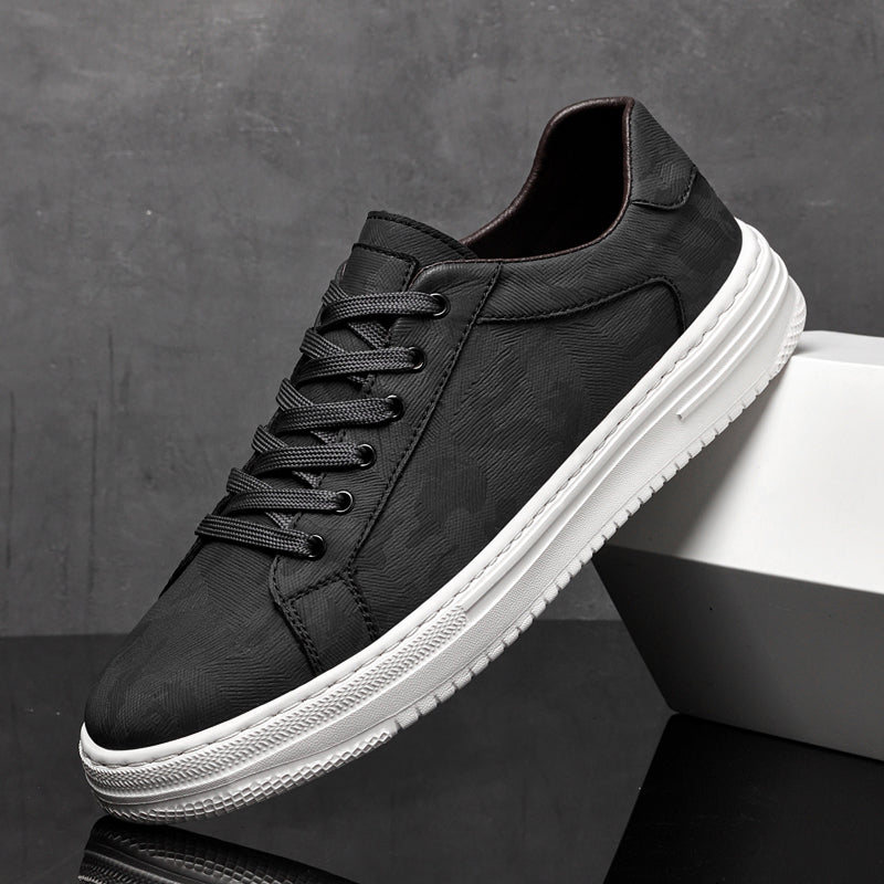 Men's Leather Sneakers - Genuine Full Grain Shoes