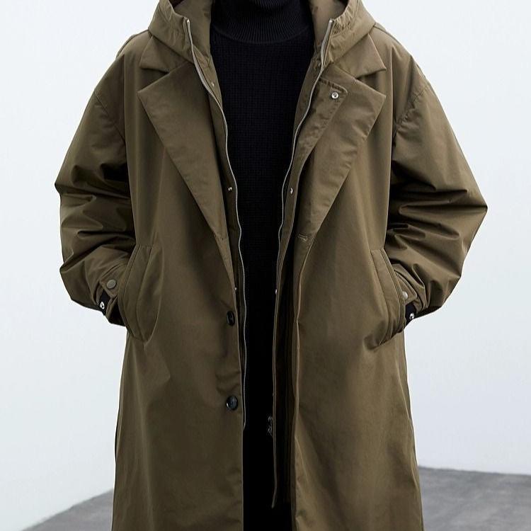 Men's Hooded Parka - Padded Water Resistant Winter Coat