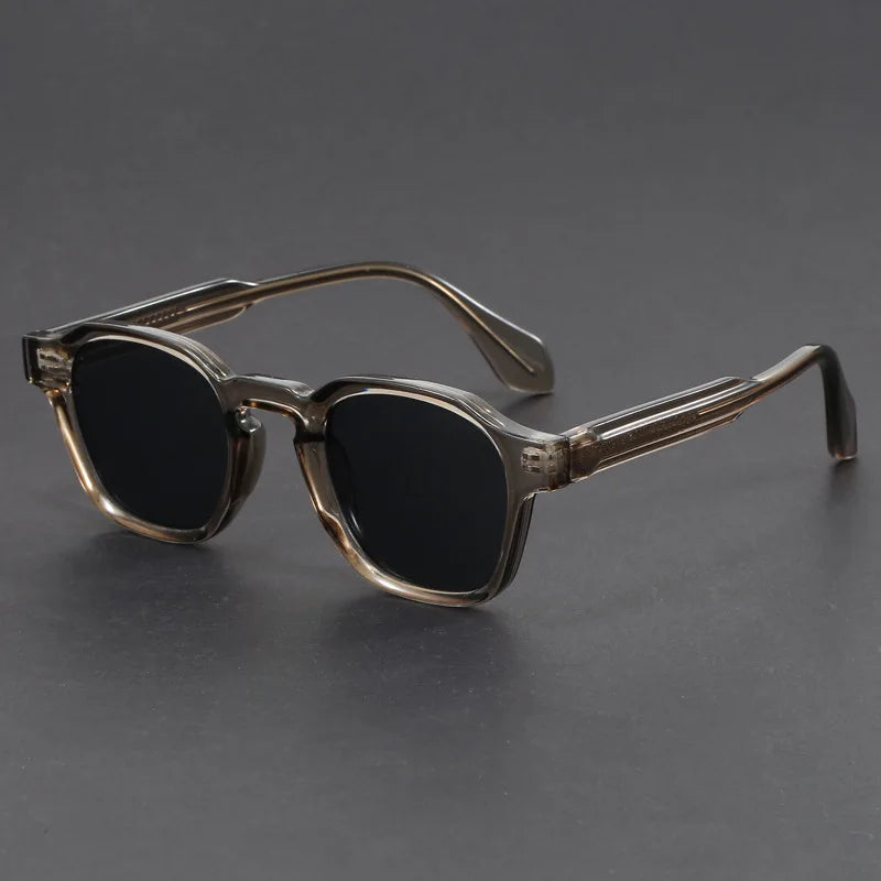 Men's Retro Sunglasses - Square Frame Vintage Shades