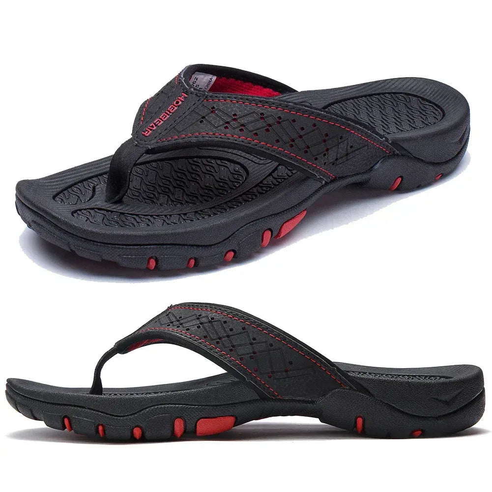 Men's Athletic Flip Flops - Arch Support Sports Sandals