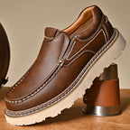 Men's Leather Loafers - Slip On Formal Shoes