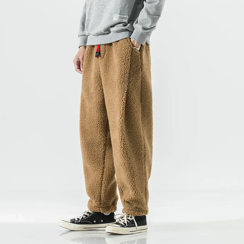 Men's Fleece Sweatpants - Relaxed Fit Lounge Joggers