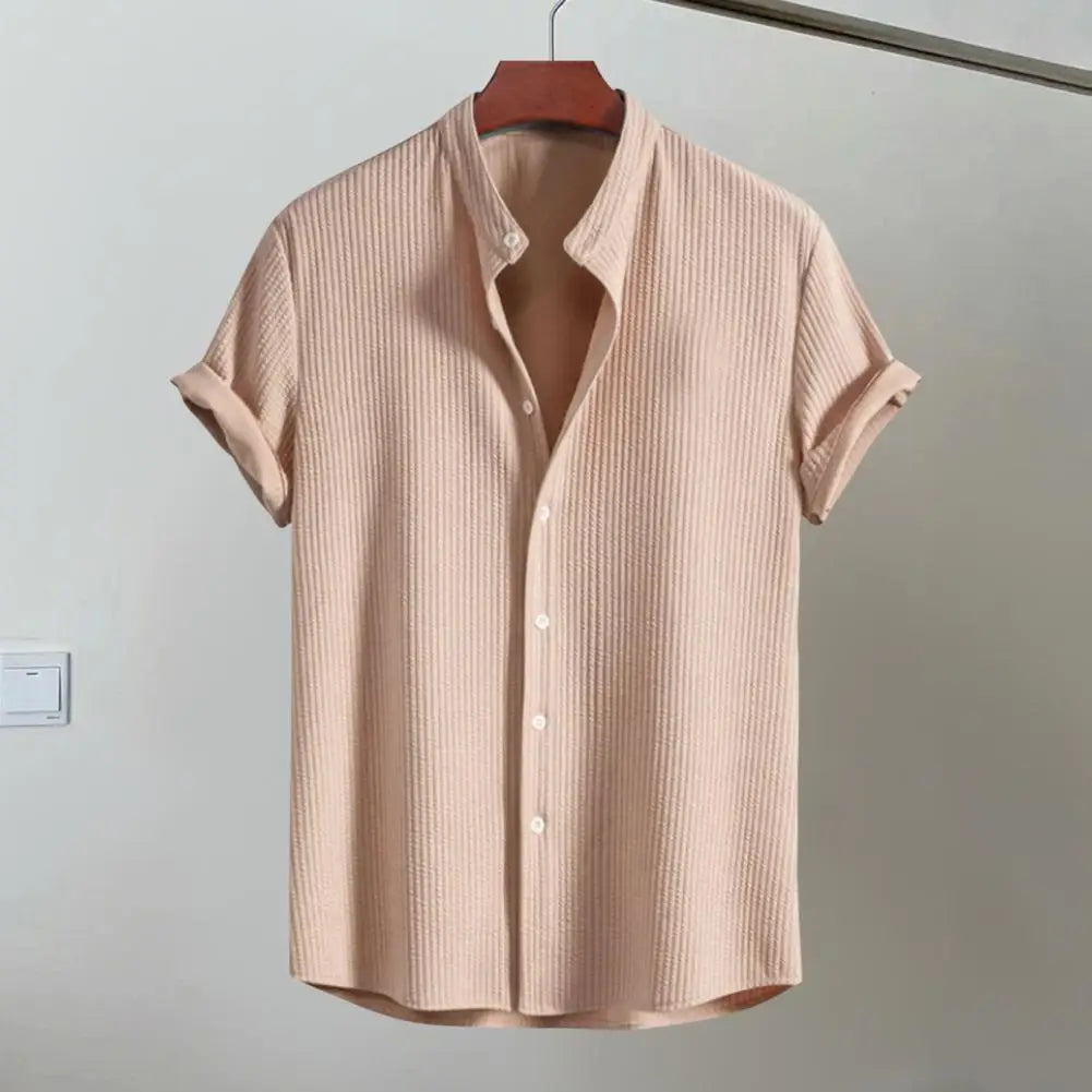 Men's Italian Shirt - Lined Button Up Dress Shirt