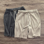 Men's Knit Shorts - Breathable Gym Casual Shorts