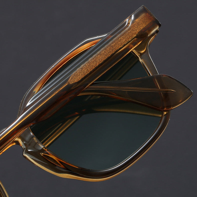 Men's Retro Sunglasses - Square Frame Vintage Shades
