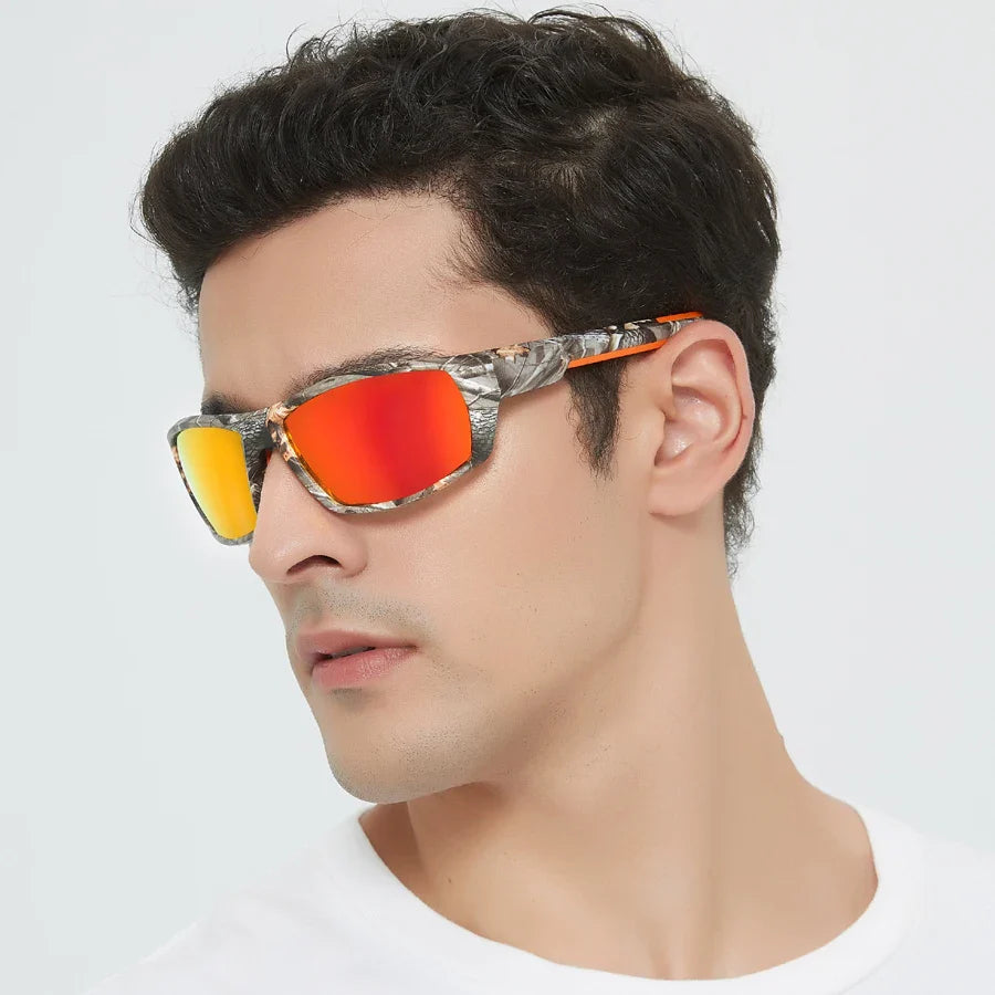 Men's Camouflage Sunglasses - Outdoor Sport Shades