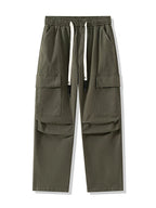 Men's Cargo Pants - Wide Leg Heavyweight Trousers