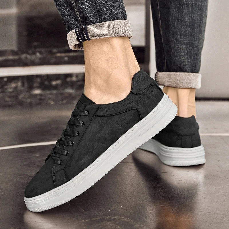 Men's Leather Sneakers - Genuine Full Grain Shoes