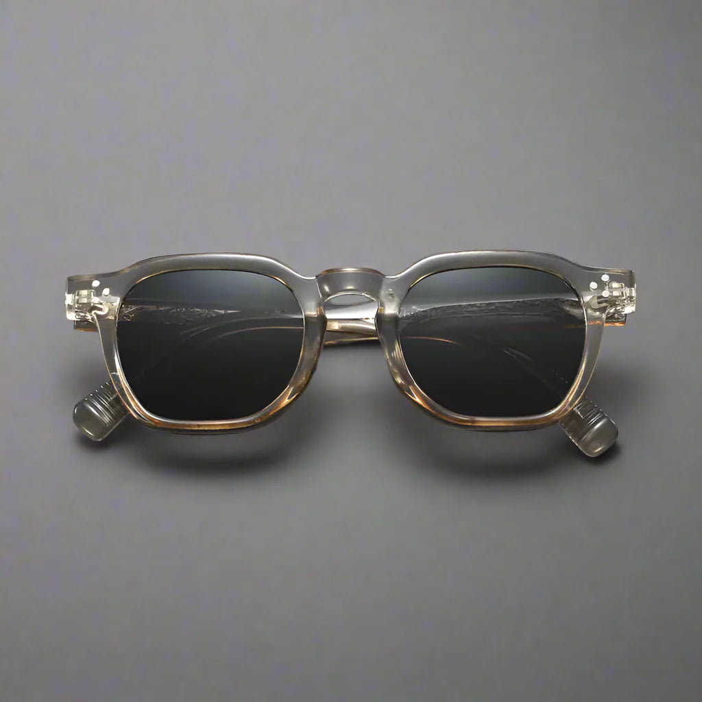 Men's Squared Sunglasses - Sculpted Temple Frames