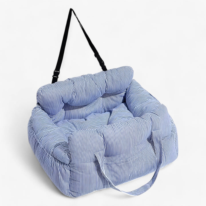 Portable pet car travel seat bed