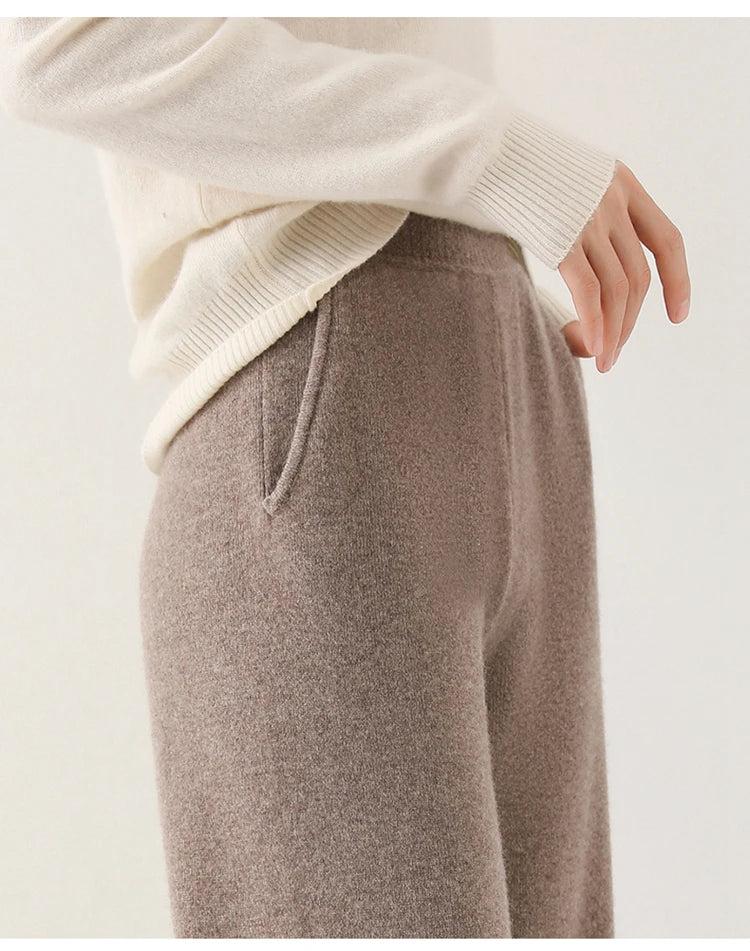 Women's Merino Pants - Knit Lounge Trousers