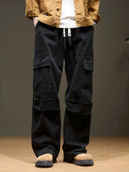 Men's Cargo Pants - Wide Leg Heavyweight Trousers