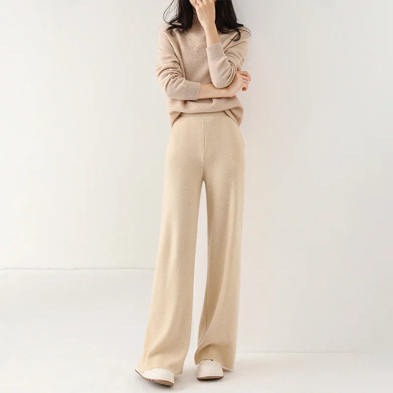 Women's Merino Pants - Knit Lounge Trousers