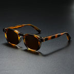 Men's Square Sunglasses - Frosted Frame Two-Tone Shades