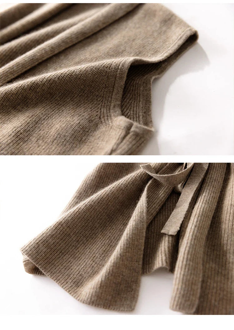 Women's Knit Vest - Sleeveless Cable Pullover