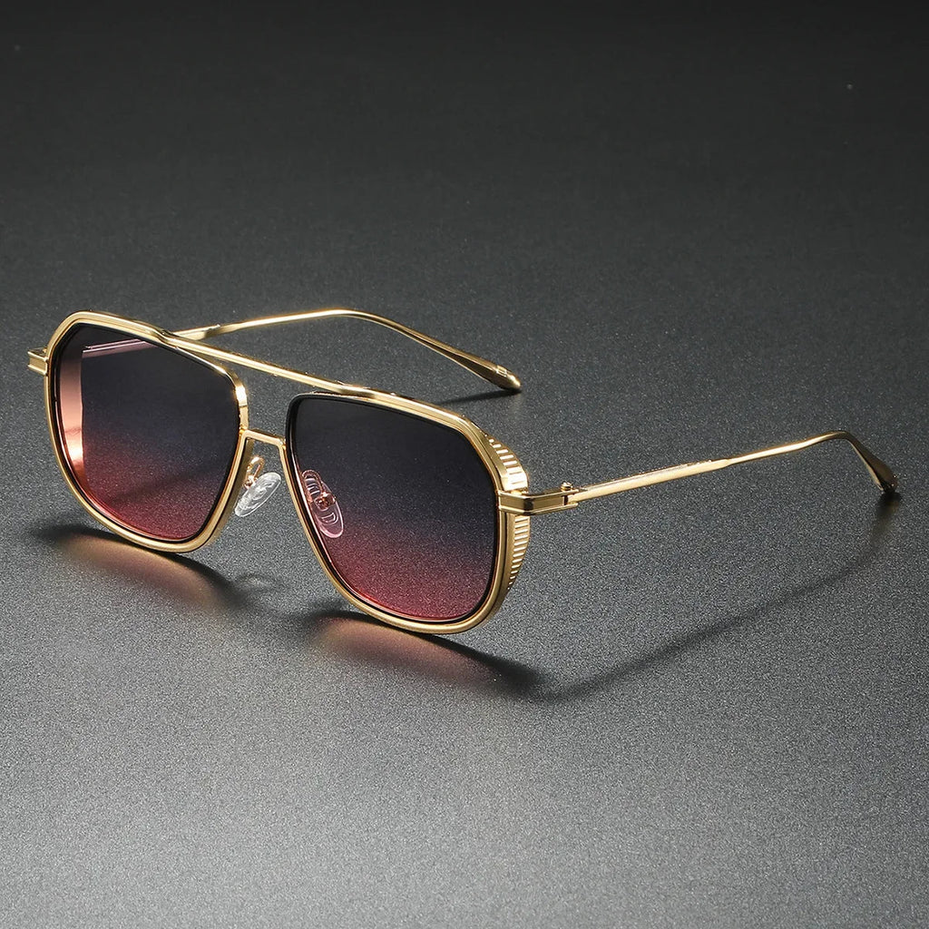 Men's Tortoiseshell Sunglasses - Acetate Aviator Frames