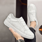 Men's Leather Sneakers - Genuine Full Grain Shoes