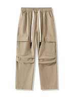Men's Cargo Pants - Wide Leg Heavyweight Trousers